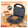thumbnail image 2 of Double-sided Heated Sandwich Maker, Electric Griddle, Breakfast Machine, Donut Maker ,Easy to Operate, 2 of 5