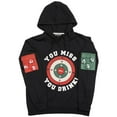 thumbnail image 3 of Dart Board Game You Miss You Drink Hoodie Halloween Costume Cosplay Black, 3 of 7