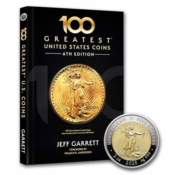 2025 Niue 2 oz Silver Greatest U.S. Coins: 1933 St. Gaudens