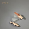 thumbnail image 3 of Zapatos sencillos de diseñador para mujer, zapatillas de verano, sandalias de tacón bajo de cuero suave, sandalias de punta cuadrada, material de piel de oveja, 3 of 4