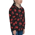 thumbnail image 5 of Kdxio Beautiful Red Ladybug Pattern Kids Boys Girls Zip Up Hoodie 3D Printed Hooded Sweatshirt Hoody Coat with Pocket 7-12 Y-Small, 5 of 6