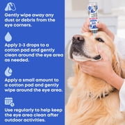 Dog & Cat Eye Care Drops – Helps Clean Eyes, Rinse Away Irritants, Reduce Tear Stains & Support Moisture Comfort – Gentle Eye Wash for Pets