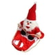 thumbnail image 4 of Abrigo navideño para perros, disfraz cálido y elegante de felpa para mascotas de Papá Noel, para perros pequeños, medianos y grandes, M, 4 of 12