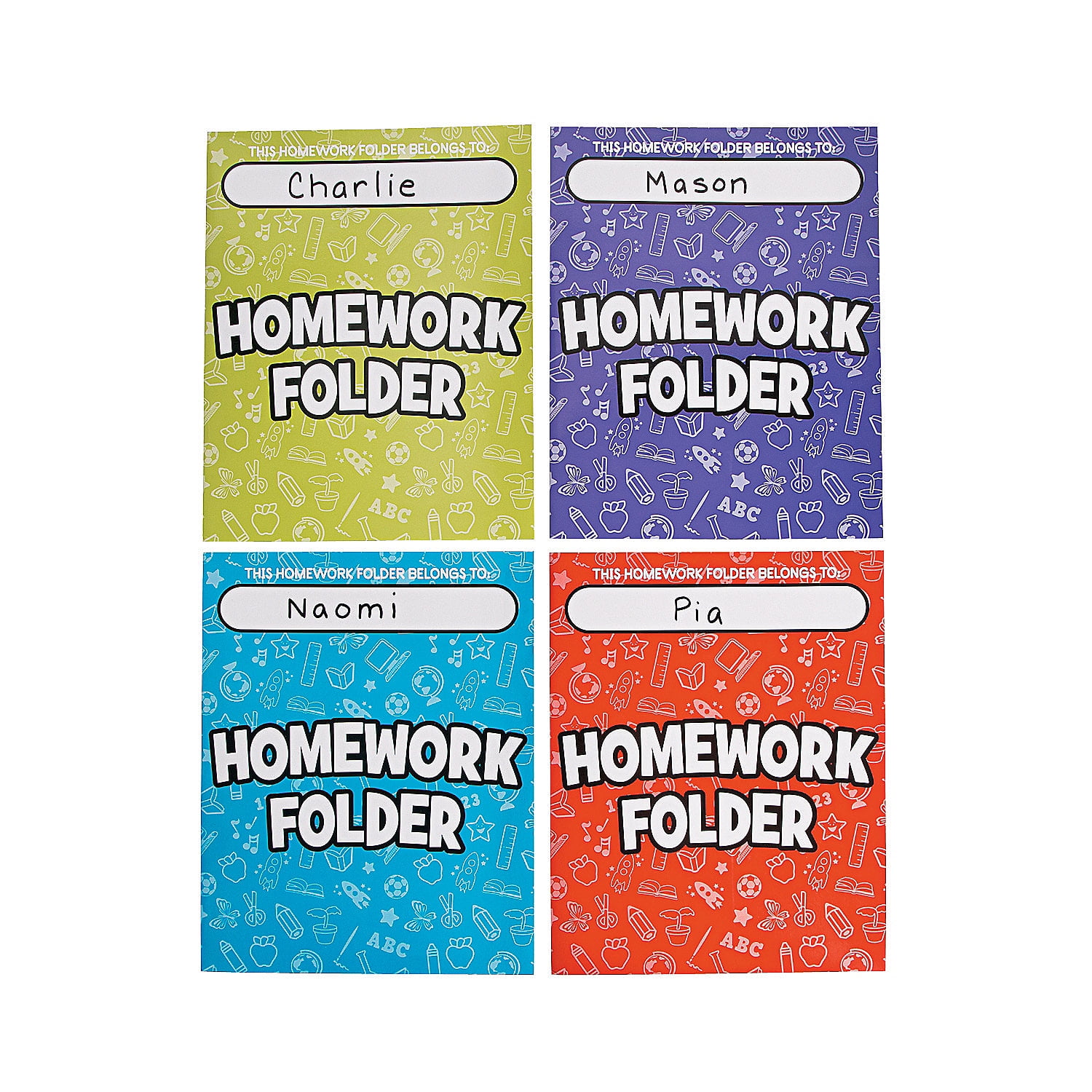 homework folder bulk