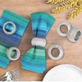 thumbnail image 2 of Homebia Designs Beaded Napkin Ring Set of 12-Elegant Decorative Napkin Holder for Dining Table Decor,Weddings,Banquets,Birthday Parties,Thanksgiving,Special Occasion,Holiday & Everyday Use-Gold, 2 of 8