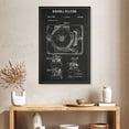 thumbnail image 2 of Elephant Stock Record Player Patent Bw Wall Art - Vertical Canvas Wall Art - Living Room Wall Decor - Music Canvas - White And Black Decor - 26" x 39", 2 of 8