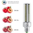 thumbnail image 4 of Bombilla LED E27 de 25 W, blanco cálido 3000 K, 2500 LM, alta luminosidad, equivalente a una bombilla halógena de 200 W, no regulable, bombilla LED tipo maíz E27 para techo, paquete de 2 [Clase energé, 4 of 5