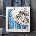 thumbnail image 2 of Gkeoshab Measurement Ruler In 4 Inches & 10 Centimeters Cheery Wood Mushroom With Star Knitting Gauge Converter Tool Knitting Counter Calculator Density Ruler For Knitting Works Crafts, 2 of 6