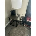 thumbnail image 6 of GVN Coffee Tables,3-Piece Coffee Table Set Round Coffee Table and 2PCS Square End Tables-White and Gold, 6 of 13