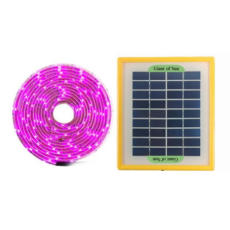 

Tiyuyo Solar LED Plant Grow Light Strip Full Spectrum 5V Phytolamp for Flower (3m)
