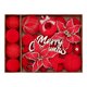 thumbnail image 2 of Adornos navideños, 38 bolas navideñas de terciopelo flocadas, adornos para árbol de Navidad, bolas de plástico, adornos colgantes decorativos de Navidad, decoración para árbol de Navidad, bola decorat, 2 of 9