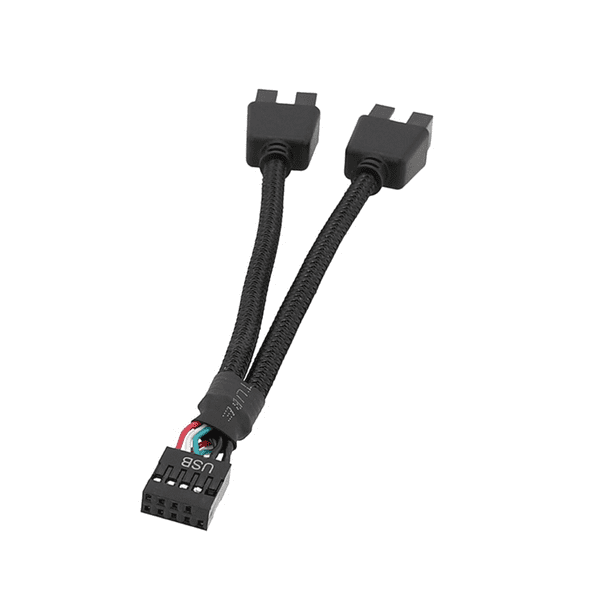 Winyuyby 1Pcs Computer Motherboard USB Extension Cable 9 Pin 1 Female