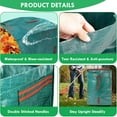 thumbnail image 6 of ASTRAEA 1 Pack 72 Gallon Yard Waste Bags, Reusable Lawn and Leaf Garden Bags with Reinforced Carry Handles for Patio Yard Trash Can, Green, 6 of 8
