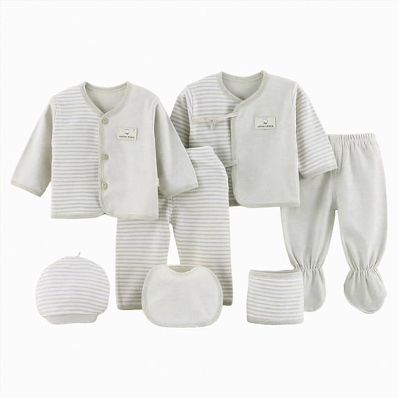 Ccpelsie New Born Clothes Cotton Layette Gift Set Unisex Baby Outfit Newborn Essentials Must Haves