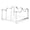 Clear, variant on Sticky Note Holder,Scalloped Acrylic Post It Note Holder 3"x3" Clear Sticky Note Holder Dispenser for Classroom, Desk Organizer Accessories for Dorm Room,Office Supplies(1Pcs)