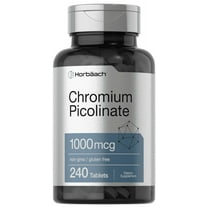Chromium Picolinate 1000mcg | 240 Tablets | Vegetarian, Non-GMO, Gluten Free Supplement | By Horbaach