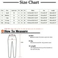 thumbnail image 3 of Women's Cotton Linen Wide Leg Palazzo Pants High Waisted Solid Color Loose Long Pants Casual Baggy Comfy Flowy Trousers, 3 of 7