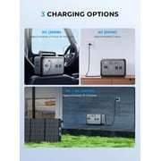 OUKITEL FFPOWER Solar Generator 512Wh, Portable Power Station +200W Solar Panel, LiFePO4 , 500W Fast Charging,for Outdoor Camping, RV, Emergency