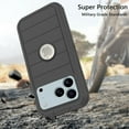 thumbnail image 3 of Asuwish Compatible with iPhone 17 Pro Max 6.9 inch Phone Case Hybrid Rugged Shockproof Hard Protective Drop Proof Full Body Heavy Duty Mobile Cell Cover for i Phone17 17P i17 17ProMax Women Men Black, 3 of 6