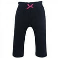 thumbnail image 4 of Touched by Nature Baby and Toddler Girl Organic Cotton Pants 4pk, Black Berry, 0-3 Months, 4 of 6