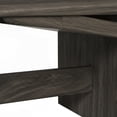 thumbnail image 4 of Walker Edison Modern Easy Assembly Split-Top Coffee Table, Black Oak, 4 of 10