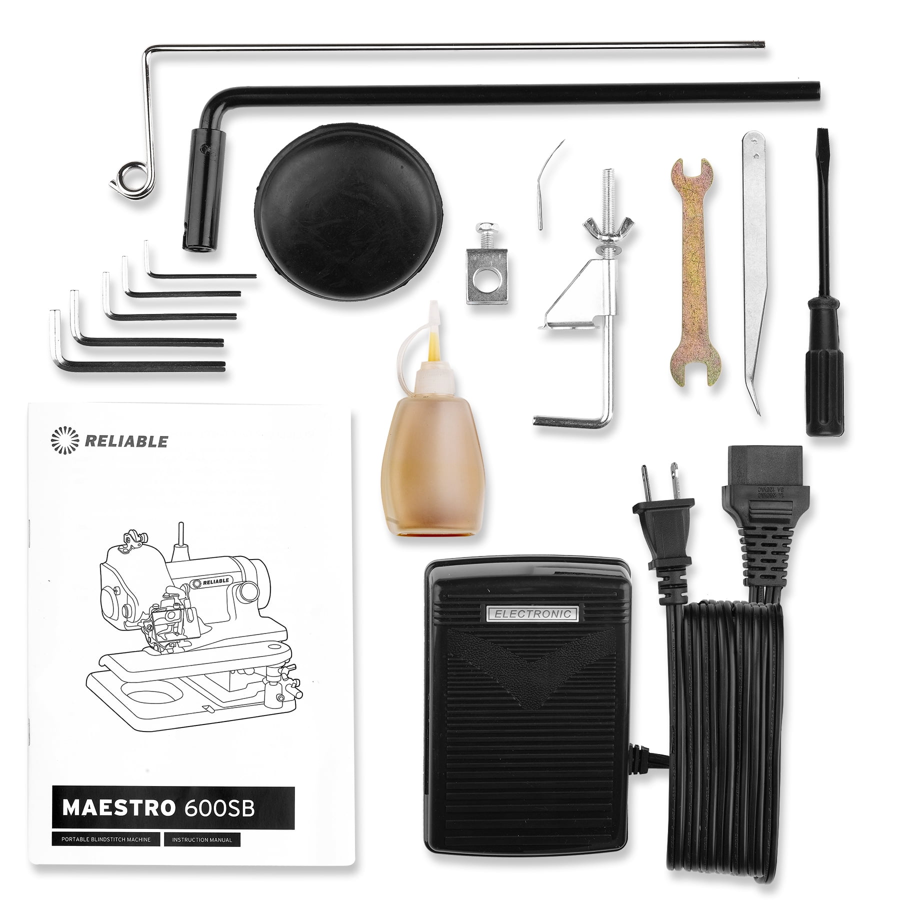 Maestro 600SB Portable Blind Stitch Sewing Machine for Hemming