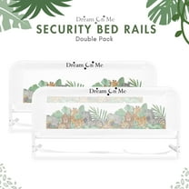 Dream On Me Mesh Security Bed Rails, Double Pack, Jungle Print