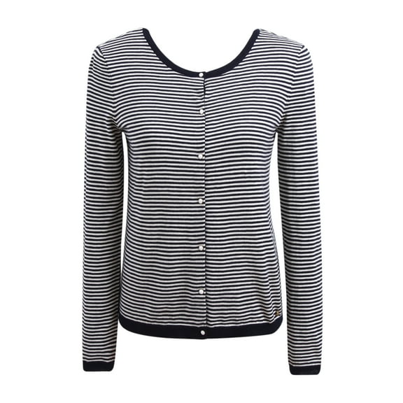 Richie House Women's Striped Cardigan Sweate RH2055-L