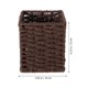 thumbnail image 3 of Mesa de almacenamiento de tejido a mano 1pc Tabla de té Sundries Basket Office Desktop Pen Holder, 3 of 5