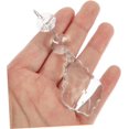 thumbnail image 4 of Colgantes de araña de cristal transparente, cuentas de prismas en forma de lágrima, accesorios de lámpara de techo DIY, 4 of 5