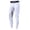 White, variant on Men's Compression Tights Running Base Layer Leggings Sports Basketball High Elastic Pants Training Fitness Pants Grey XL