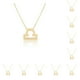 thumbnail image 3 of Qarigey Ins doce signos del zodiaco Vintage constelaciones tema amistad collar Ins personalidad única colgante Libra oro libra de oro 10piezas Qarigey CBP215985, 3 of 5
