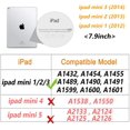 thumbnail image 5 of iPad Mini 1/2/3 Case - 360 Degree Rotating Stand Smart Cover Case with Auto Sleep/Wake Feature for Apple iPad Mini 1 /, 5 of 5