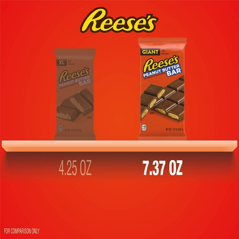 REESE'S Milk Chocolate Peanut Butter Giant 7.37oz Candy Bar