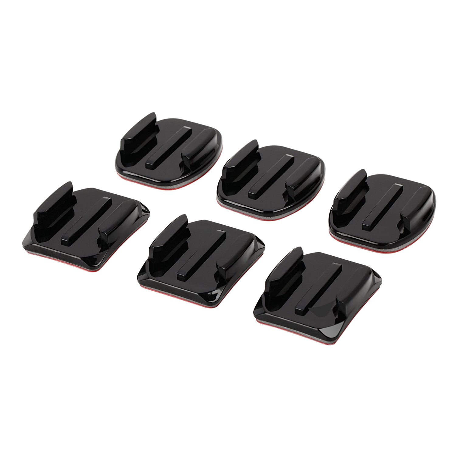 4x Flat & Curved Helmet Mounts 3M Adhesive Pads for GoPro Hero 2/3+/4/5/6 Camera 