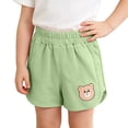 thumbnail image 2 of SROBPTY Toddler Girls Summer Shorts Solid Soft Breathable Pants for 6M-3Y, 2 of 5