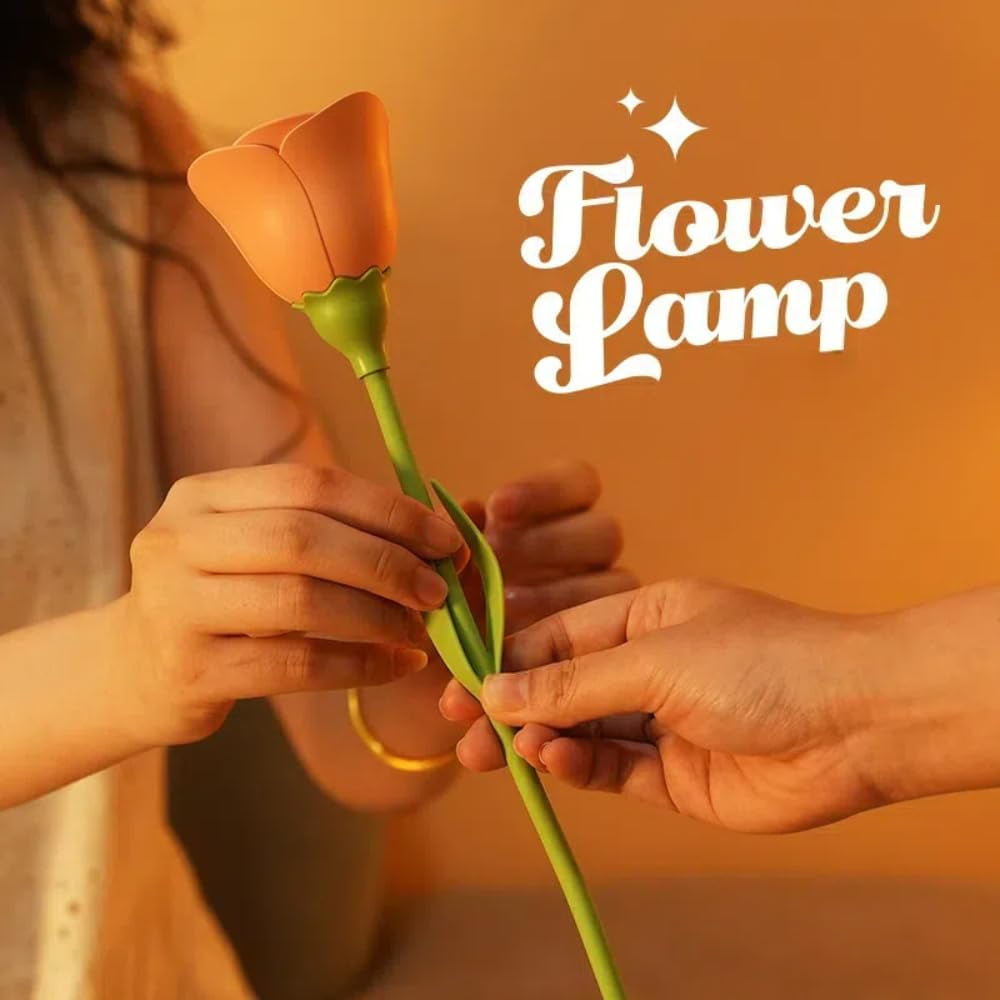 Birthday Gifts for Women,Sunflower Flower Lamp Rechargeable Cordless Led Reading Light,3-Colour Infinitely Dimming Small Night Light for Festival Gifts for Mom Girlfriend Grandma (Yellow)