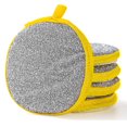 thumbnail image 1 of OUSITAID Pan Pot Dish Wash Sponges Remove Dirt and Rust Dirt Quickly for Kitchen Bathroom Garage - Pink, 1 of 2