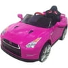 12V Best Ride On Nissan GTR-R35 in Pink, Battery Powered Wheels, Wonderlanes Toys for Kids