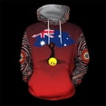 thumbnail image 4 of Novedades en sudaderas y sudaderas Sudadera con capucha aborigen de Australia Sudadera con capucha con estampado 3D para hombres Abrigo tipo jersey Ropa de moda urbana para niños, 4 of 5