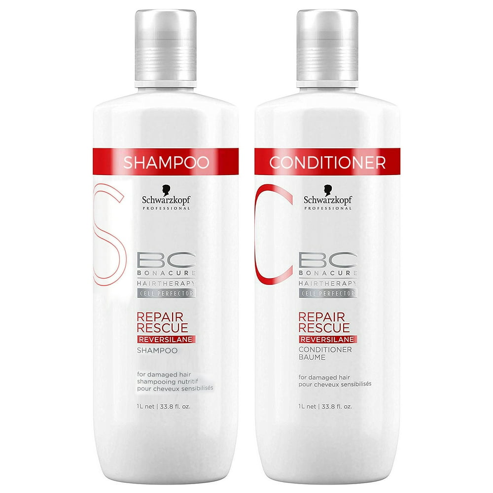 Schwarzkopf Bonacure Repair Rescue Shampoo and Conditioner Liter Duo