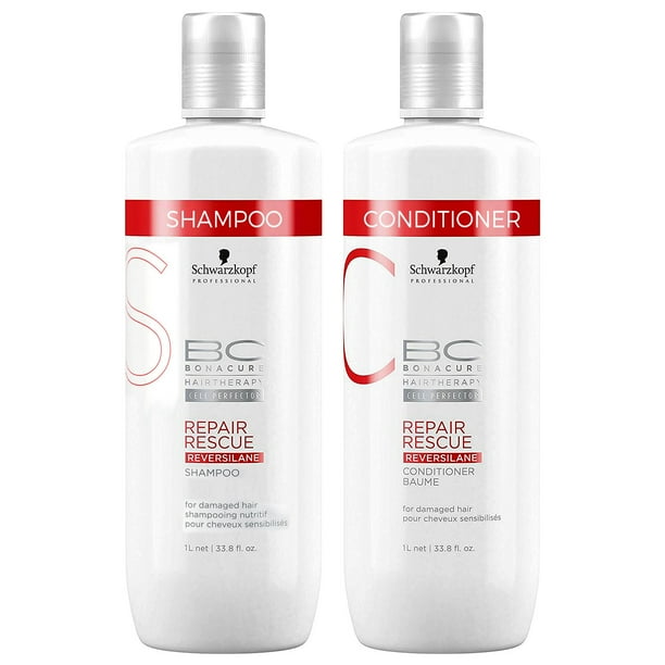 Schwarzkopf Bonacure Repair Rescue Shampoo and Conditioner Liter Duo