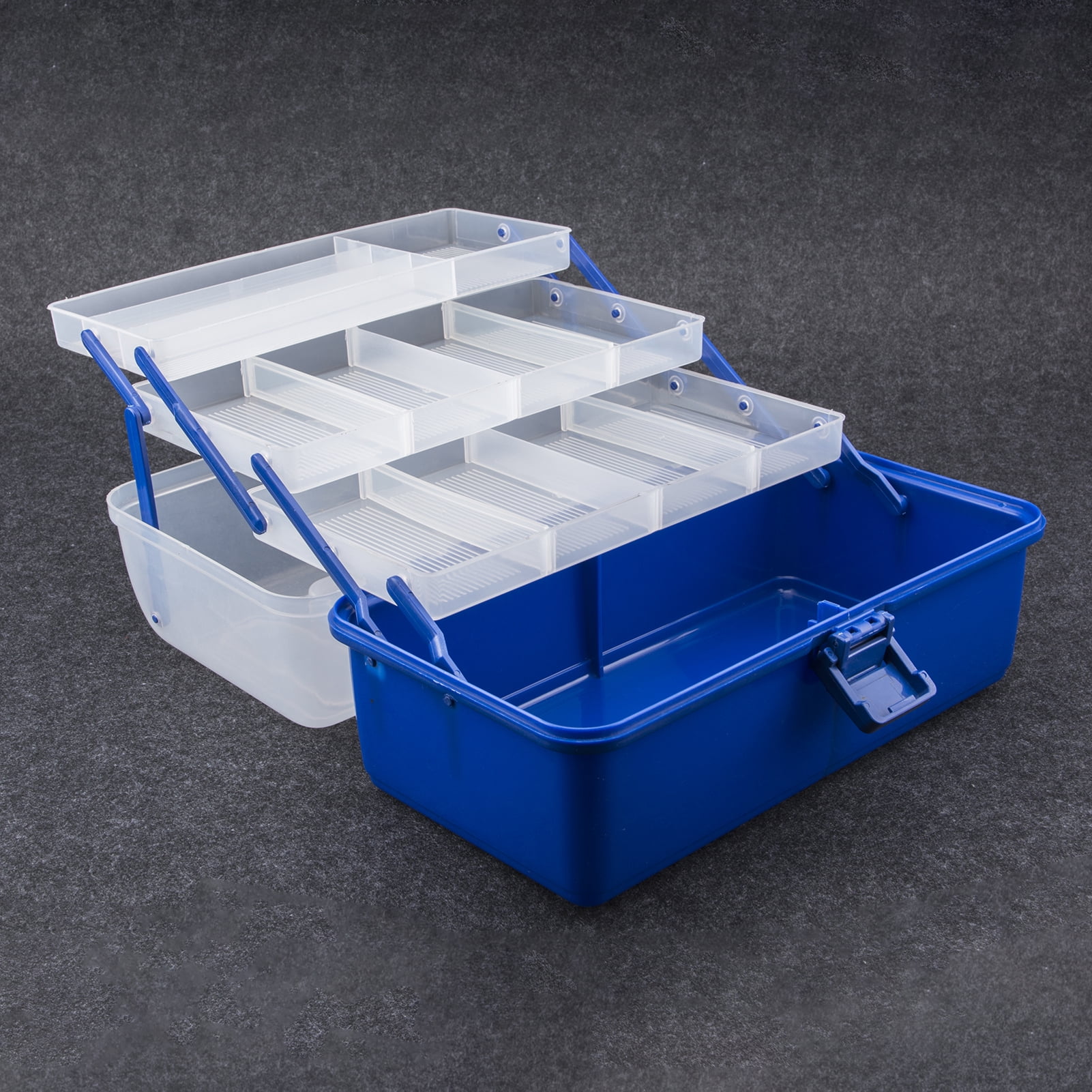 Portable 3/4 Layers Lure Bait Storage Box Fishhook Fishline Fishing Gear Protective Case