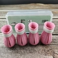 thumbnail image 3 of Wweixi 4pcs Rubber Soft And Comfortable Cat Paw Accessories For Happy Pet Cat Trees And Scratching Posts light pink 1Set, 3 of 6
