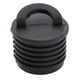 thumbnail image 1 of Tapones Negros para Imbornales de Kayak Tapones Acanalados de Canoa Tapón de Tapón de Orificio de Drenaje, 1 of 7