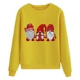 thumbnail image 4 of Pull de Noël pour Femmes Col Rond Cardigan d'Hiver Manches Longues Fermeture Blouse Mi-Longue Veste Imprimée Graphique Sweat à Capuche Mode Doux, 4 of 6