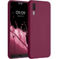 thumbnail image 1 of kwmobile Case Compatible with Huawei P20 Case - Soft Slim Protective TPU Silicone Cover - Bordeaux Violet, 1 of 5