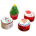 thumbnail image 2 of 2PCS Christmas Towels Creative Cotton Bath Towel Cake Modelling Hand Towel Washcloth Xmas Gift (Christmas Tree), 2 of 7