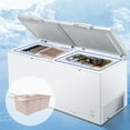 thumbnail image 1 of Panier de Congélateur Ajustable, Séparateur de Bac Organisateur de Rangement Extensible pour Congélateur Coffre et Congélateur Profond, avec Poignée, Conception Poreuse, Accessoires d'Organisation pour Congélateur pour la Cuisine, 1 of 8