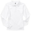 Faded Glory Fg Girl's L/s Uniform Polo W/ Pico